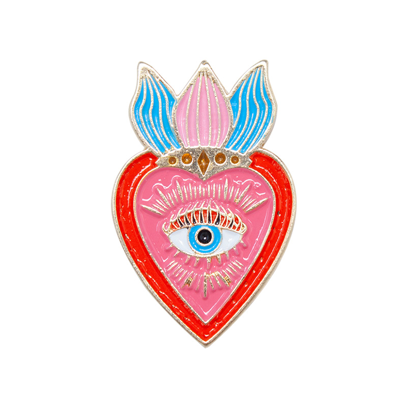 Pin metálico Corazón místico