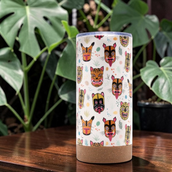 Termo base corcho Máscara de Jaguar