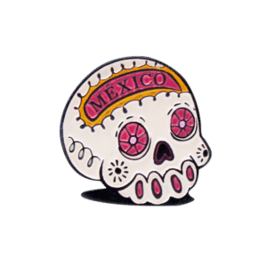 Imán metálico calaverita de azúcar