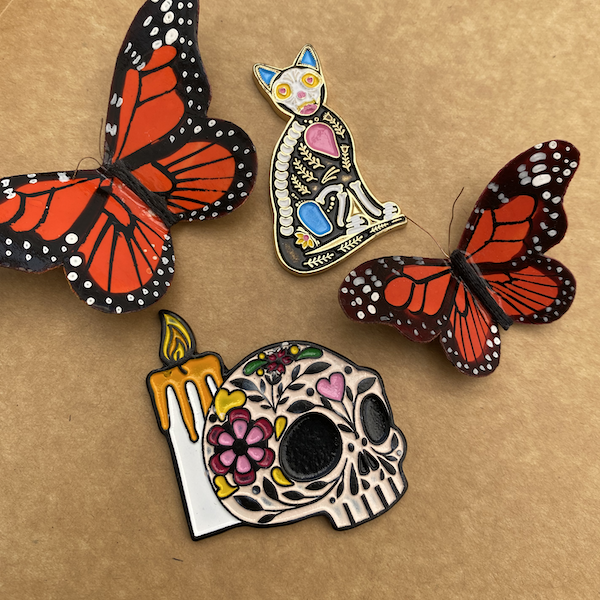 Imán metálico Velita de Recuerdo