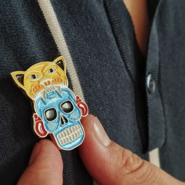 Pin metálico Guerrero Jaguar